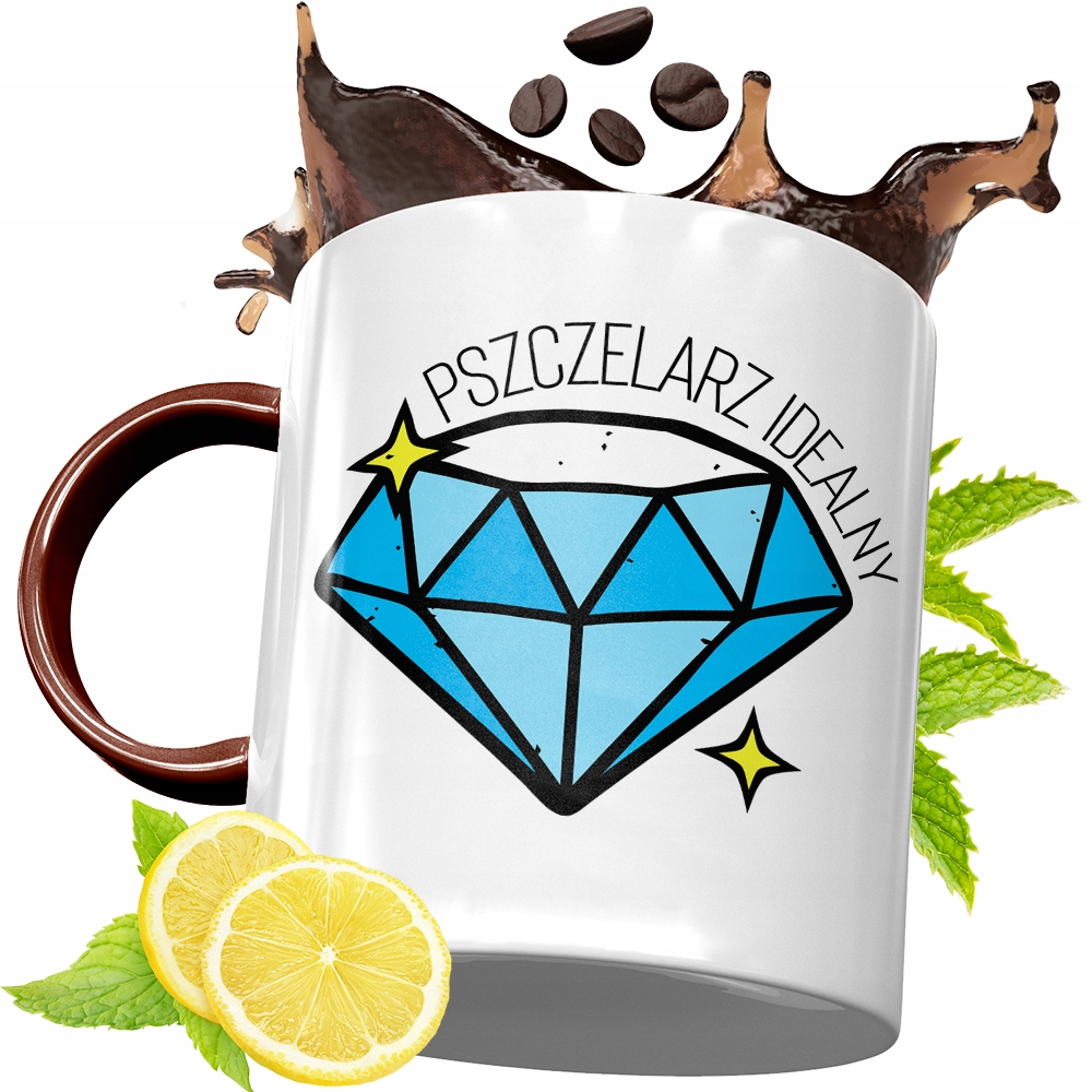Kubek Bordowy Dla Pszczelarza Na Urodziny Prezent Z Nadrukiem Ze Zdjęciem