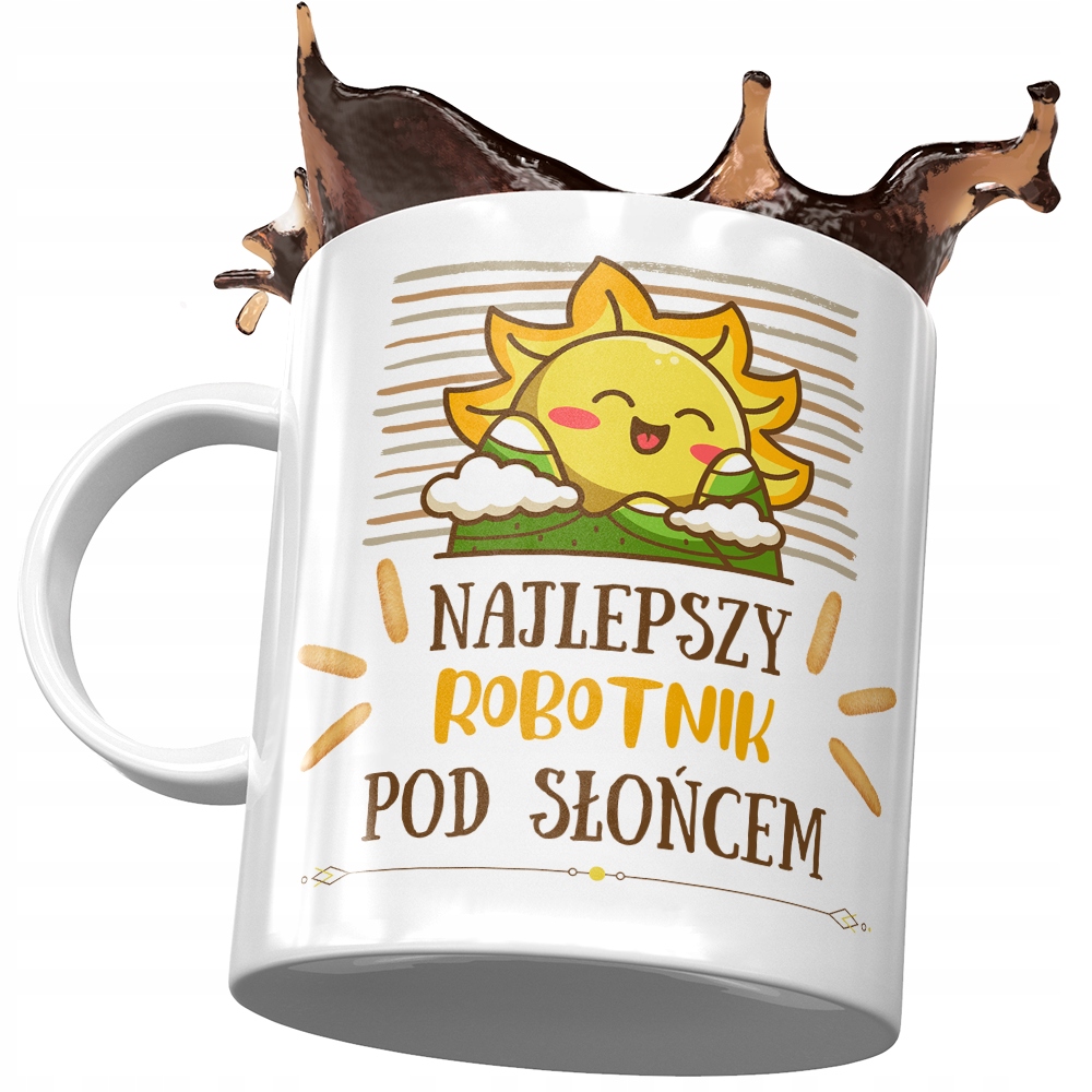 Dla Robotnika Kubek Na Urodziny Na Prezent Z Nadrukiem Ze Zdjęciem