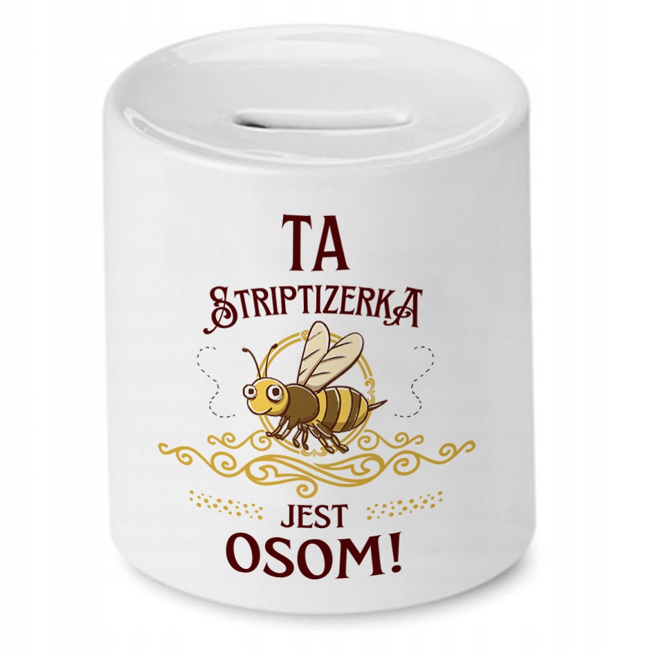 Skarbonka Dla Striptizerki Na Urodziny Na Prezent Z Nadrukiem Ze Zdjęciem