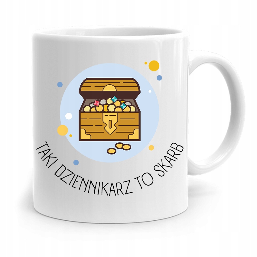 Kubek Dziennikarza Reportera Dziennikarz To Skarb Z Nadrukiem Ze Zdjęciem