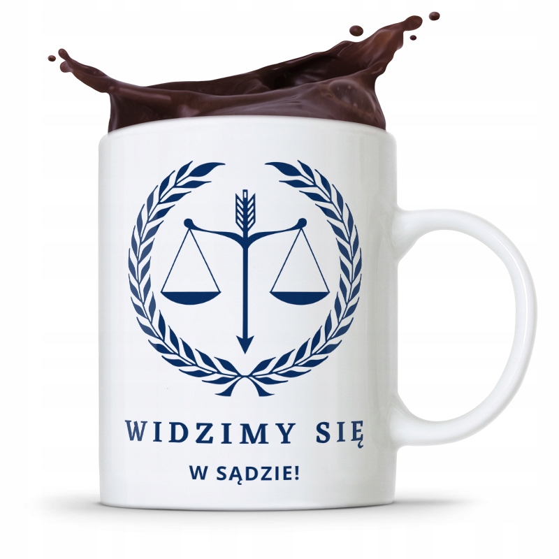 Kubek Prawnika Mecenasa Widzimy Się W Sądzie! Z Nadrukiem Ze Zdjęciem