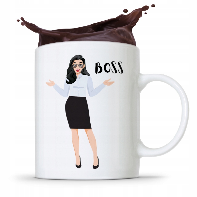 Kubek Prezent Dla Szefowej Boss Z Nadrukiem Ze Zdjęciem