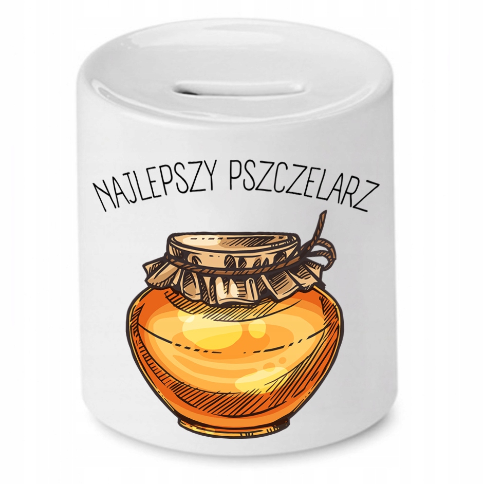 Skarbonka Dla Pszczelarza Najlepszy Pszczelarz Z Nadrukiem Ze Zdjęciem