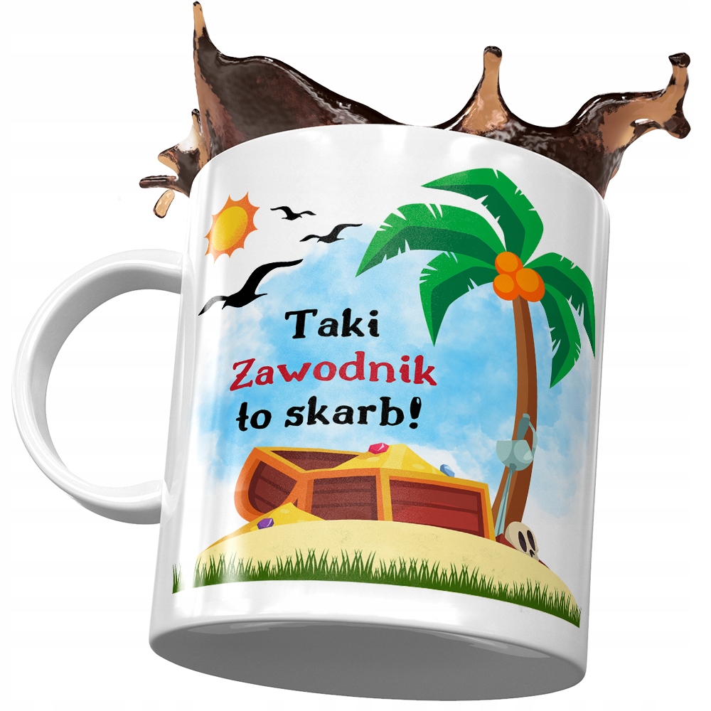 Dla Zawodnika Kubek Na Urodziny Na Prezent Z Nadrukiem Ze Zdjęciem