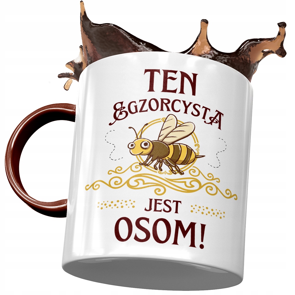 Kubek Bordowy Dla Egzorcysty Ten Egzorcysta Jest Z Nadrukiem Ze Zdjęciem