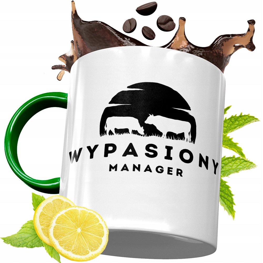 Kubek Zielony Dla Managera Na Urodziny Prezent Z Nadrukiem Ze Zdjęciem