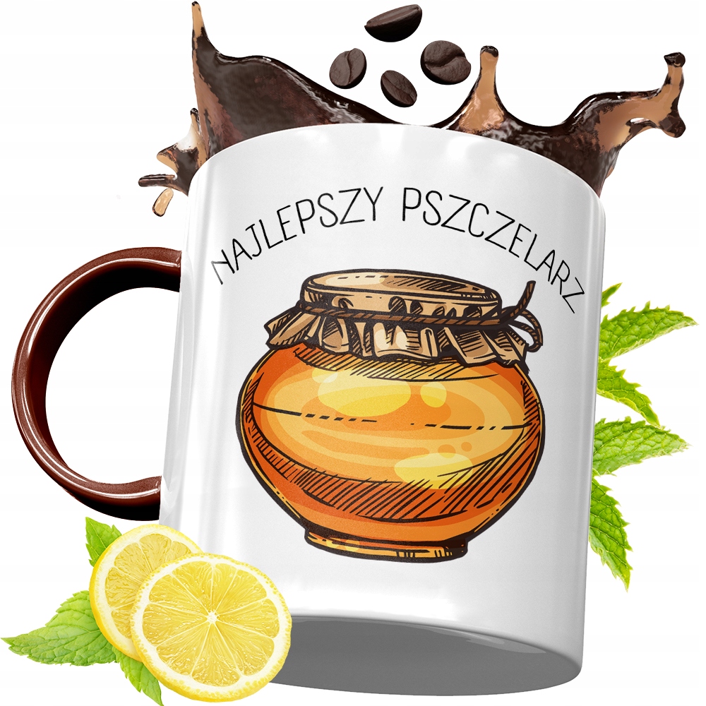 Kubek Bordowy Dla Pszczelarza Na Urodziny Prezent Z Nadrukiem Ze Zdjęciem