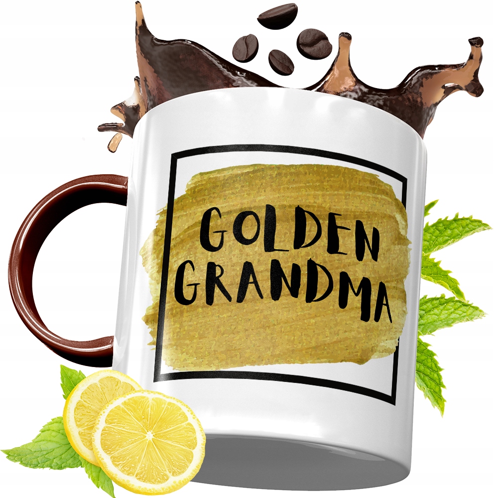 Kubek Bordowy Dla Babci Na Urodziny Prezent Z Nadrukiem Ze Zdjęciem