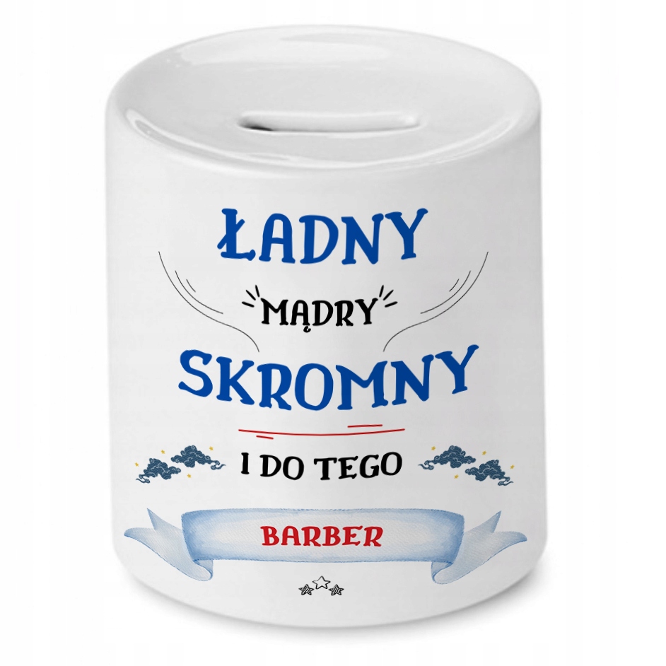 Skarbonka Dla Barbera Idealny Imieniny Prezent Z Nadrukiem Ze Zdjęciem