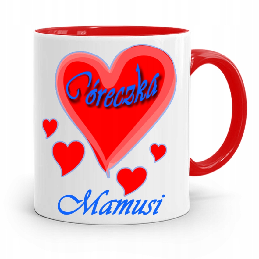 Kubek Czerwony Dzień Dziecka Córeczka Tatusia Z Nadrukiem Ze Zdjęciem