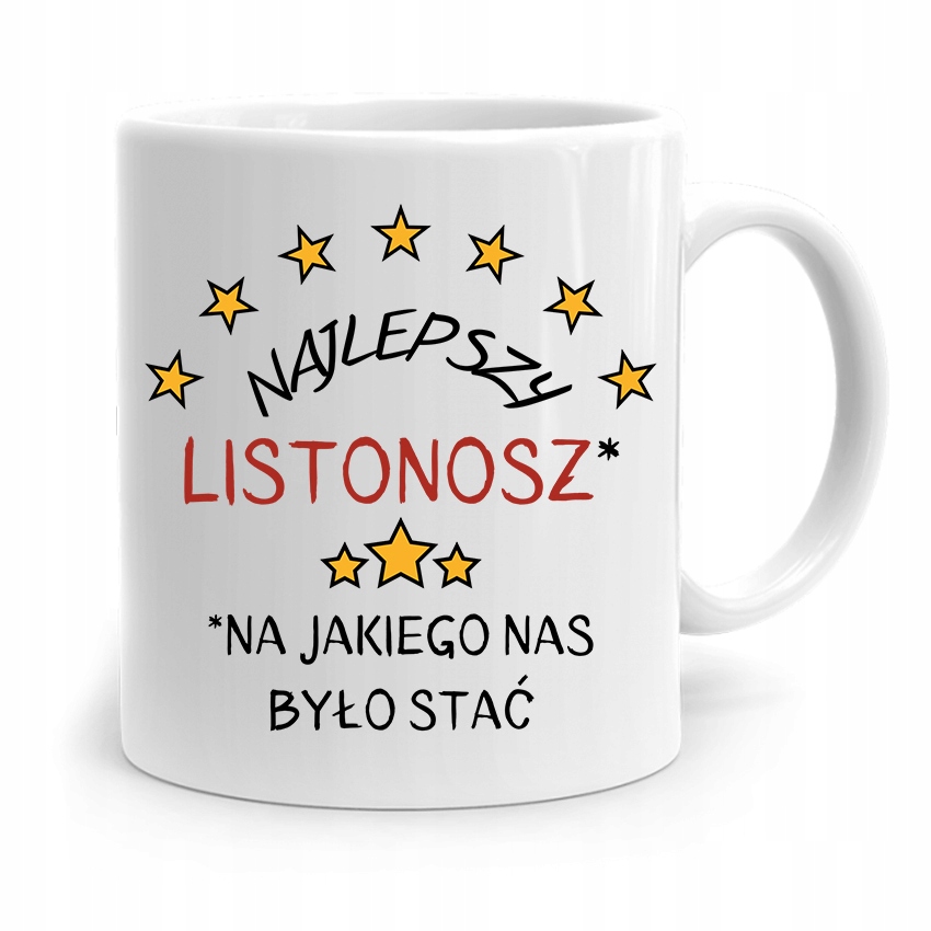 Kubek Prezent Dla Listonosza Najlepszy Listonosz Z Nadrukiem Ze Zdjęciem