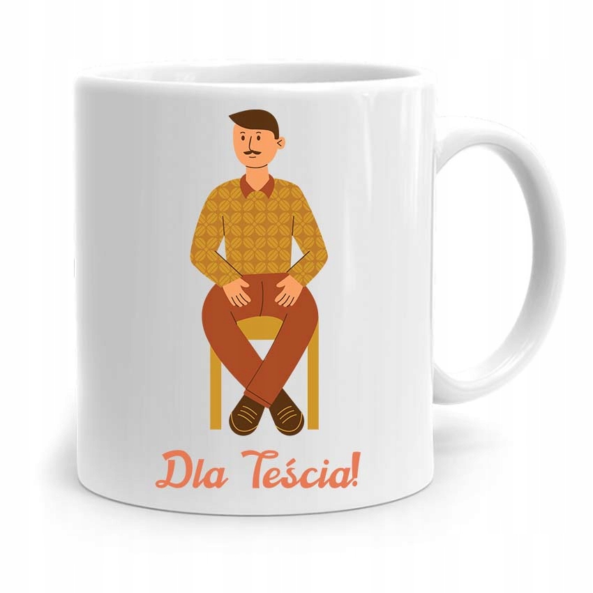 Kubek Prezent Urodzinowy Dla Teścia Taty! Z Nadrukiem Ze Zdjęciem