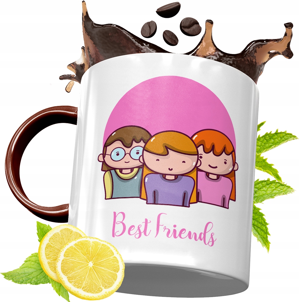 Kubek Bordowy Dla Przyjaciela Na Urodziny Prezent Z Nadrukiem Ze Zdjęciem