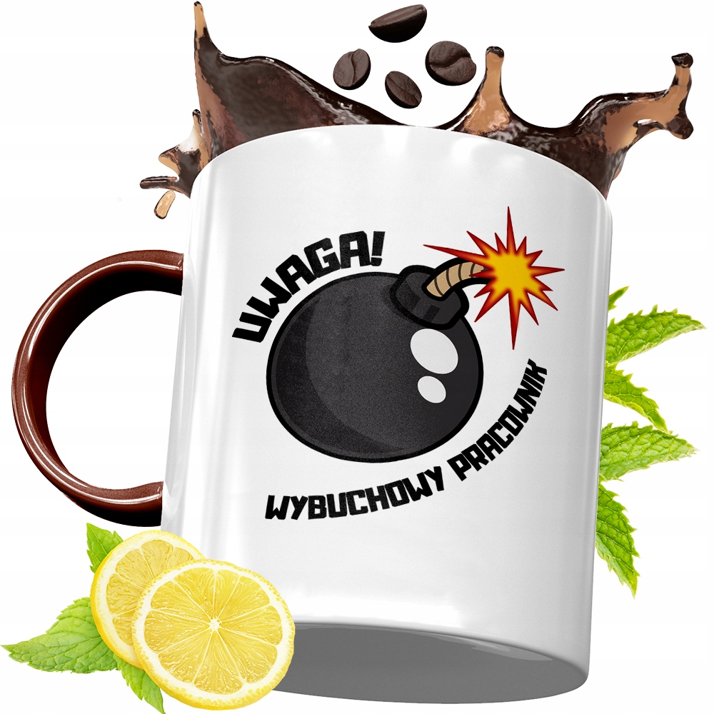 Kubek Bordowy Dla Pracownika Na Urodziny Prezent Z Nadrukiem Ze Zdjęciem