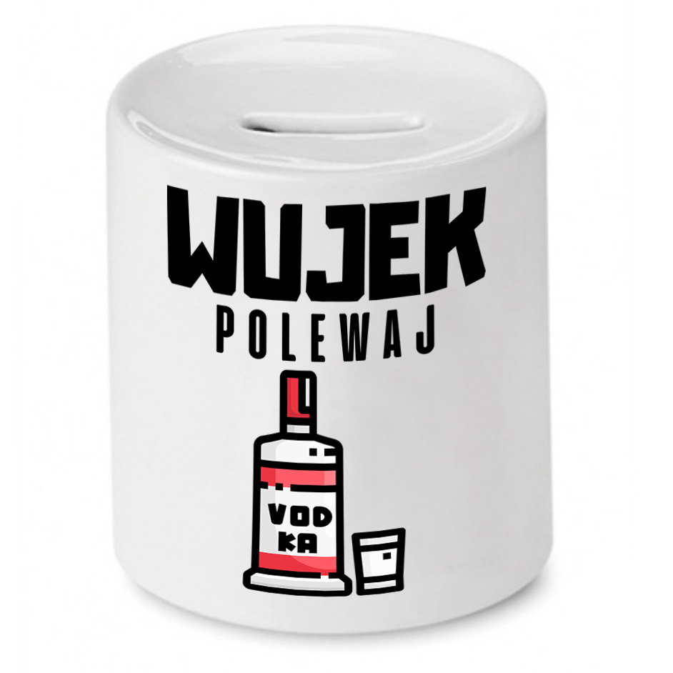 Skarbonka Dla Wujka Wujek Polewaj Prezent Z Nadrukiem Ze Zdjęciem