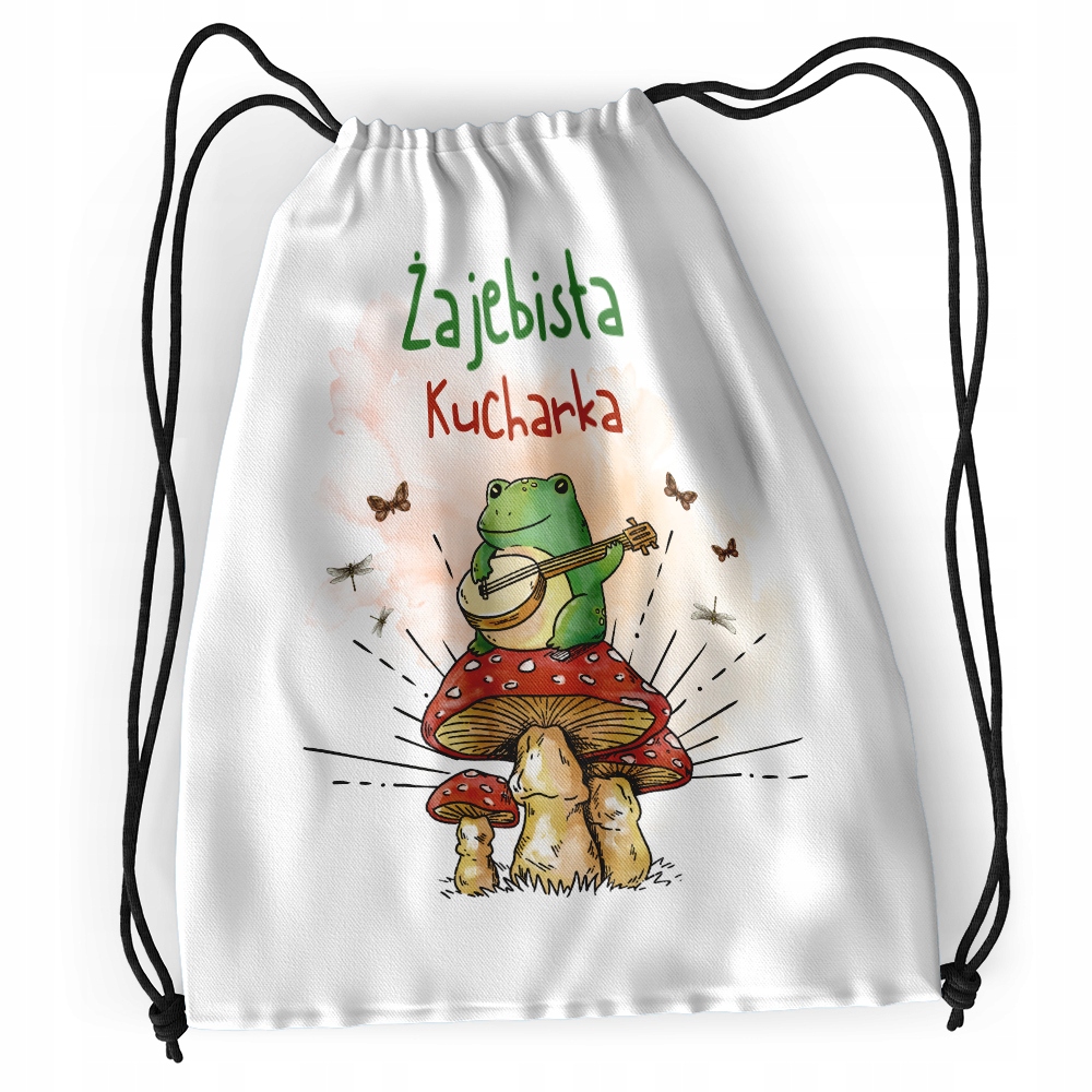 Plecak Dla Kucharki Sportowy Szkolny Worek Torba Z Nadrukiem Ze Zdjęciem