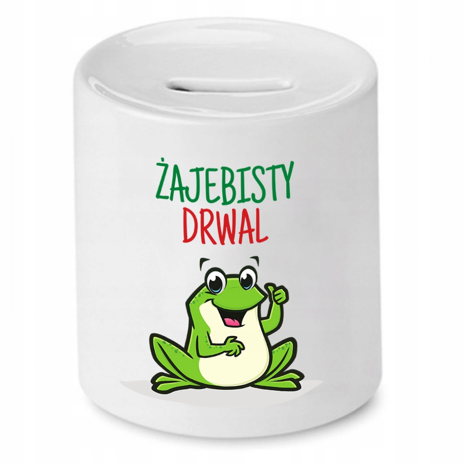 Dla Drwala Prezent Skarbonka Żajebisty Drwal Z Nadrukiem Ze Zdjęciem