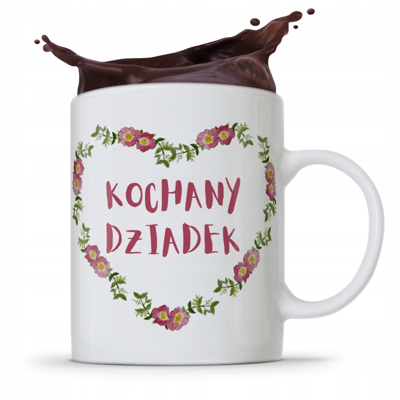 Kubek Prezent Dzień Dziadka Kochany Dziadek Z Nadrukiem Ze Zdjęciem