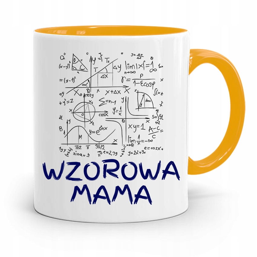 Kubek Żółty Prezent Dla Wzorowej Mamy Matki Mamusi Z Nadrukiem Ze Zdjęciem