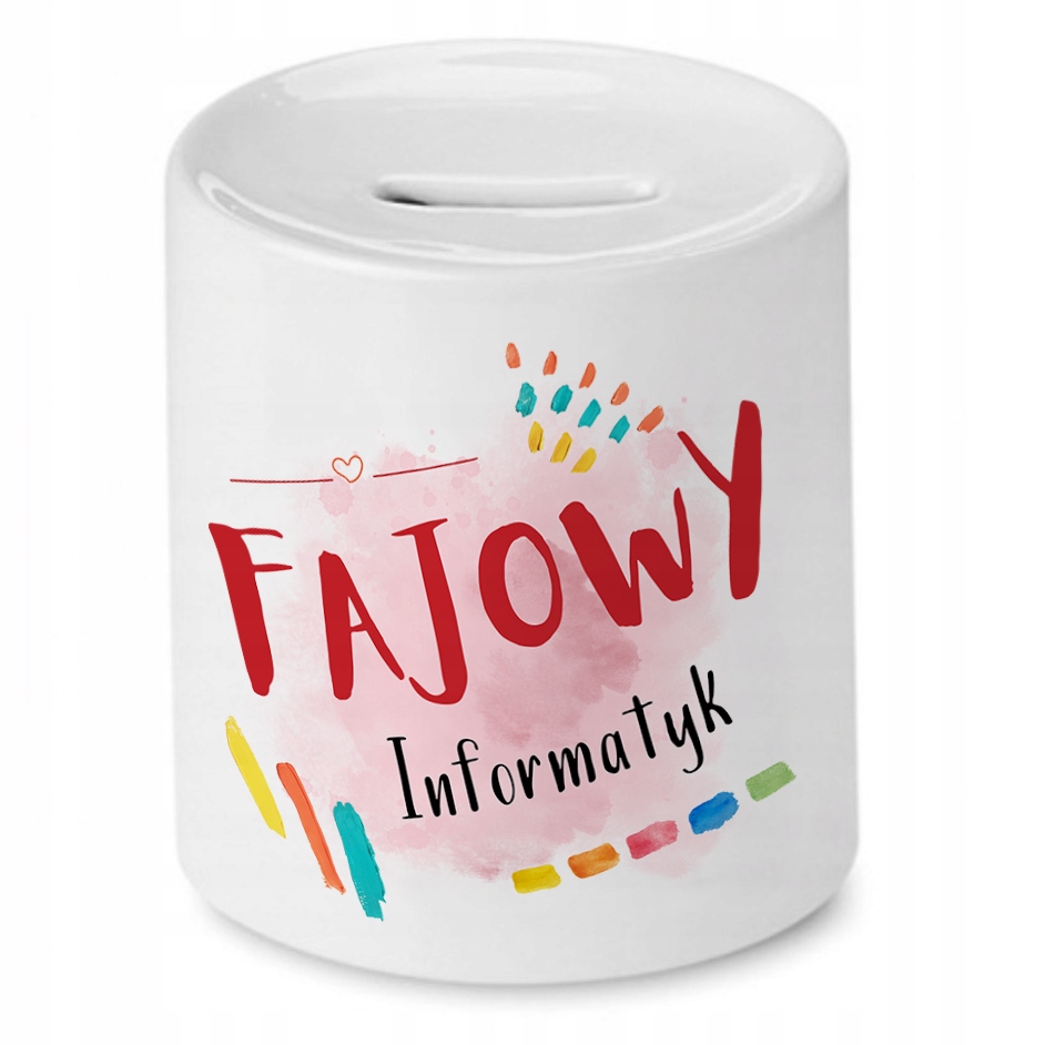 Skarbonka Dla Informatyka Na Imieniny Prezent Z Nadrukiem Ze Zdjęciem