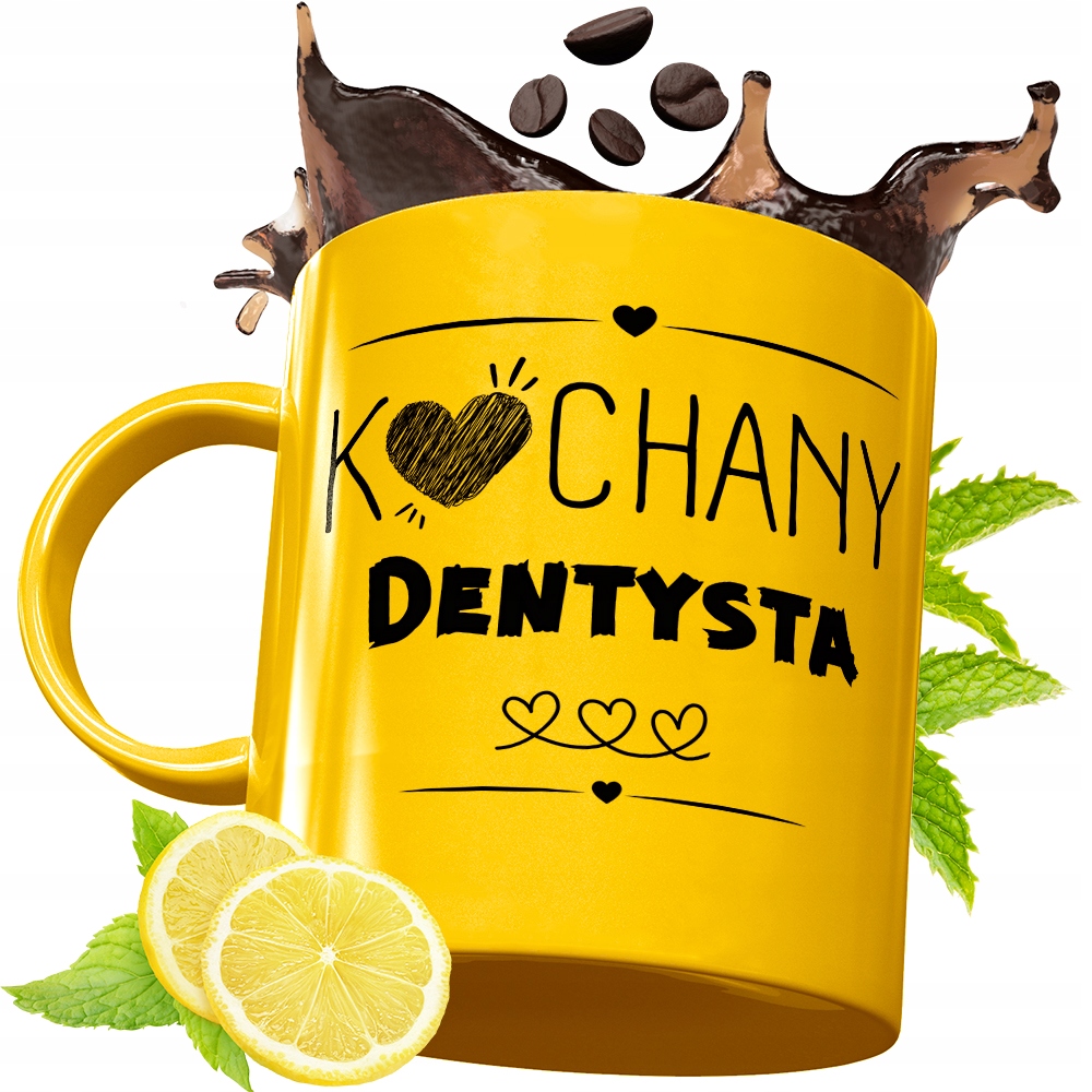 Złoty Kubek Premium Dla Dentysty Prezent Z Nadrukiem Ze Zdjęciem