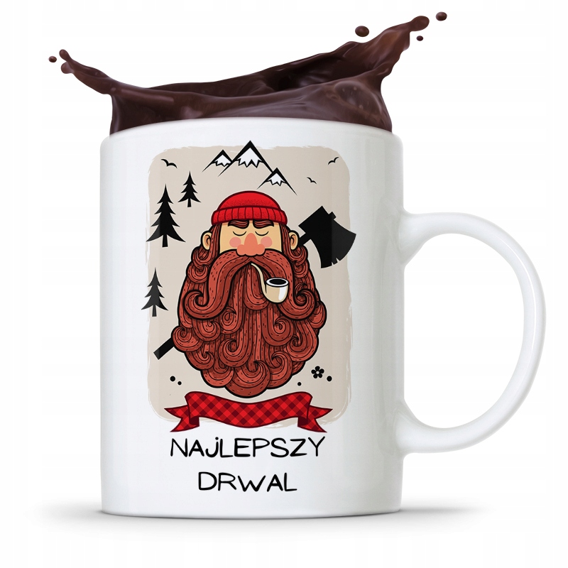 Dla Drwala Kubek Na Prezent Najlepszy Drwal Z Nadrukiem Ze Zdjęciem