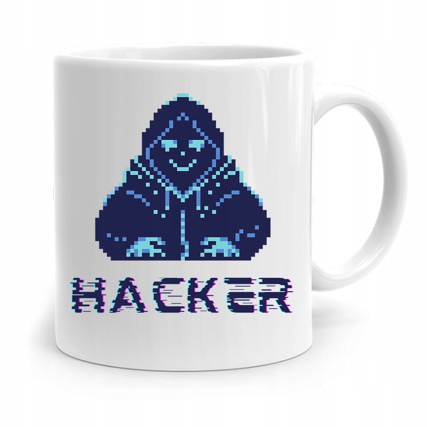 Kubek Prezenty Dla Informatyka Programisty Hacker Z Nadrukiem Ze Zdjęciem