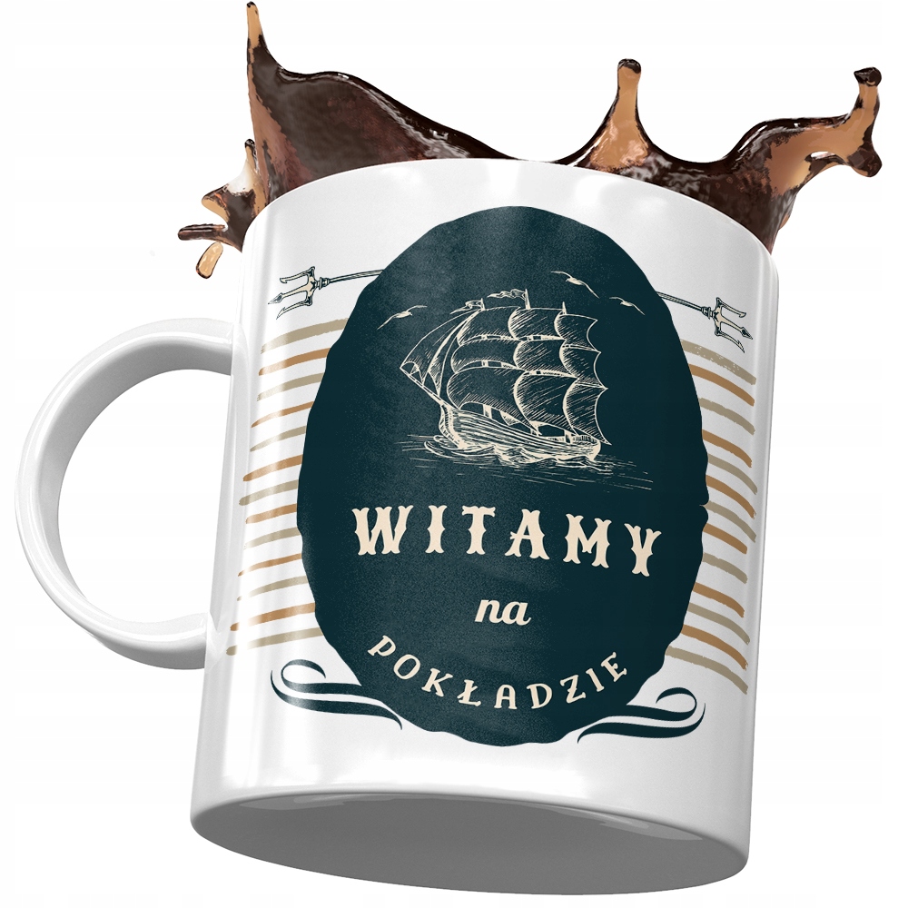 Kubek Na Powitanie Przywitanie W Pracy Z Nadrukiem Ze Zdjęciem