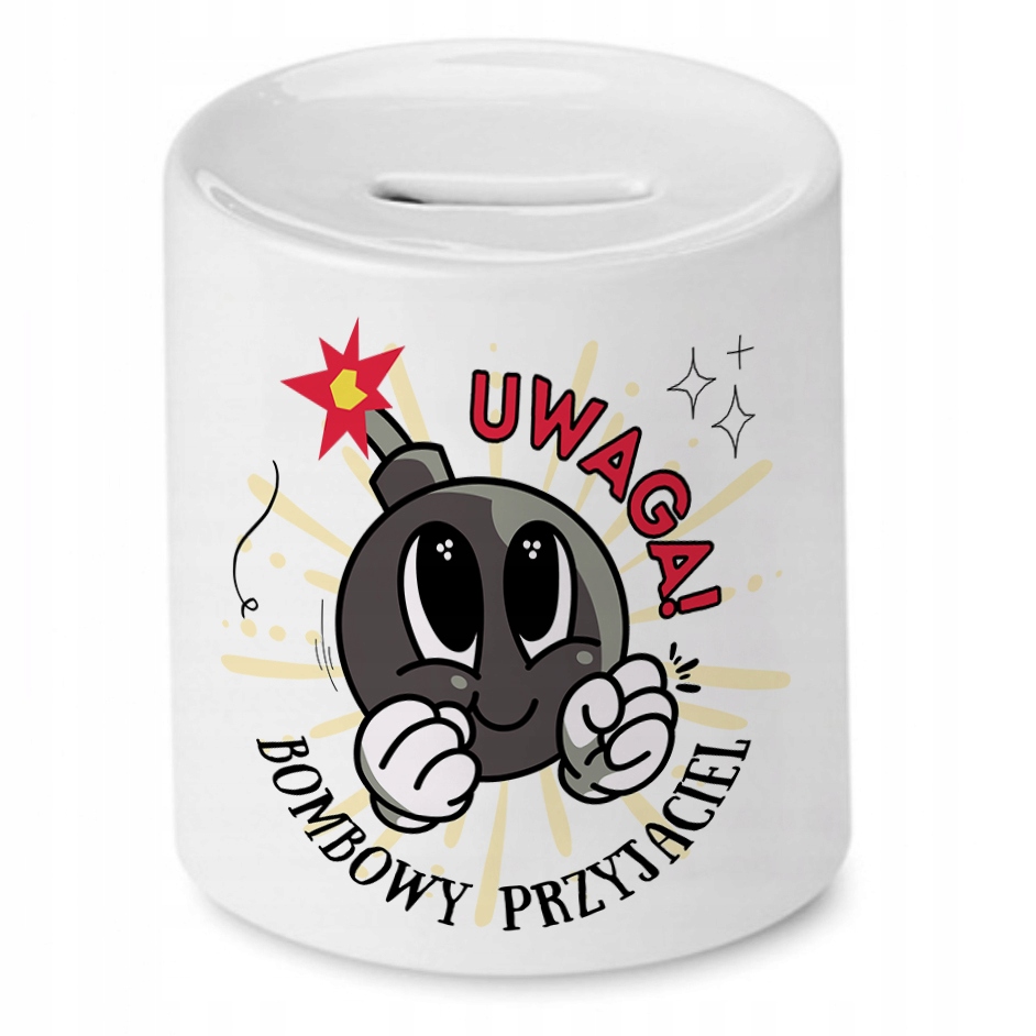 Dla Przyjaciela Skarbonka Na Urodziny Prezent Z Nadrukiem Ze Zdjęciem