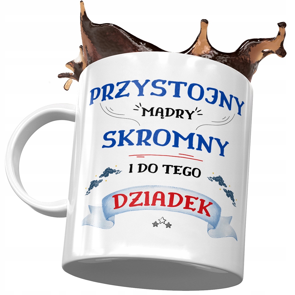 Kubek Dla Dziadka Na Dzień Dziadka Na Prezent Z Nadrukiem Ze Zdjęciem