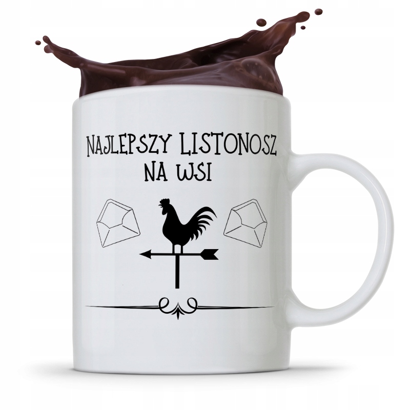 Kubek Prezent Dla Listonosza Najlepszy Na Wsi Z Nadrukiem Ze Zdjęciem