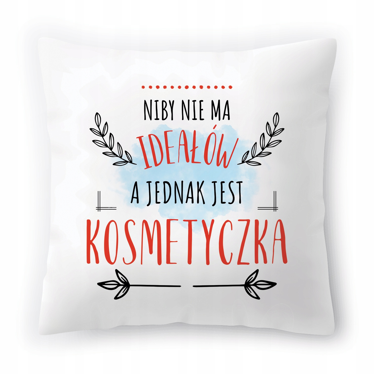 Poduszka Dla Kosmetyczki Na Urodziny Prezent Z Nadrukiem Ze Zdjęciem