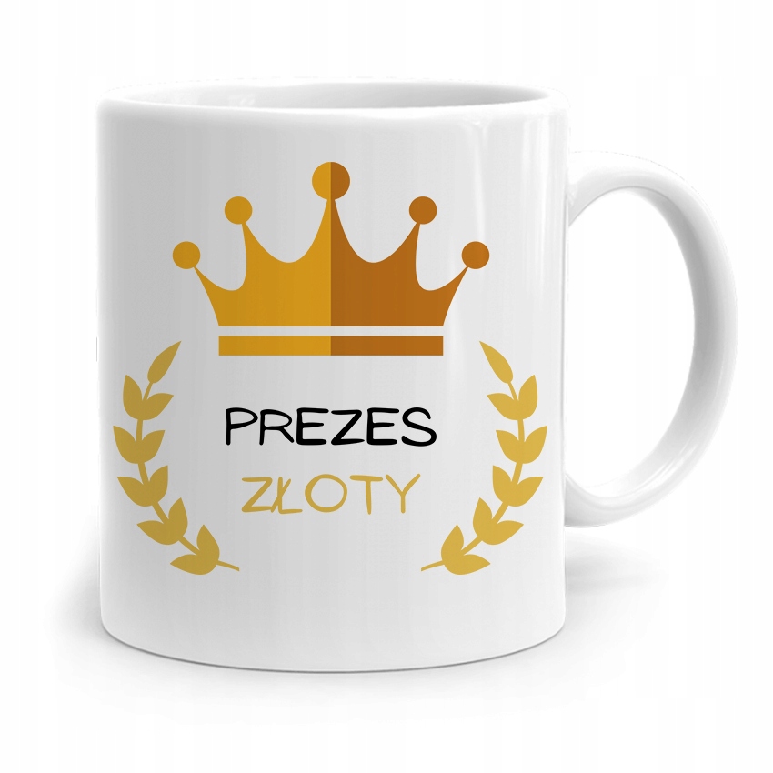 Dla Prezesa Viceprezesa Kubek Prezes Złoty Prezent Z Nadrukiem Ze Zdjęciem