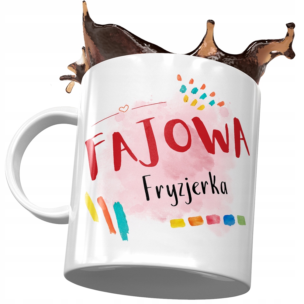 Kubek Dla Fryzjerki Fajowa Fryzjerka Prezent Z Nadrukiem Ze Zdjęciem