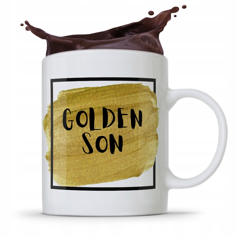 Kubek Prezent Dla Syna Dziecka Golden Son Z Nadrukiem Ze Zdjęciem