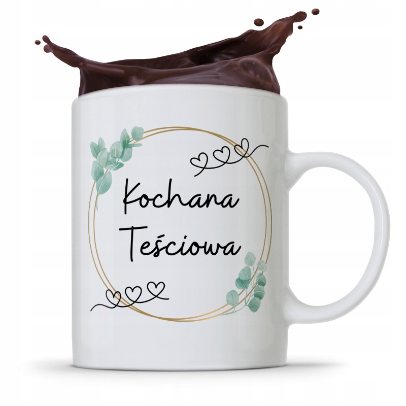 Kubek Prezent Dla Teściowej Kochana Teściowa Z Nadrukiem Ze Zdjęciem