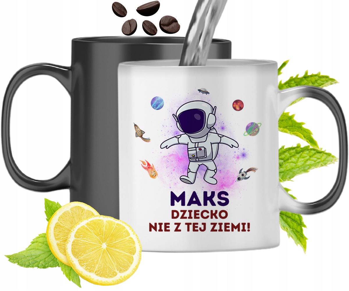 Dla Maksa Kubek Magiczny Syna Dziecka Prezent Z Nadrukiem Ze Zdjęciem