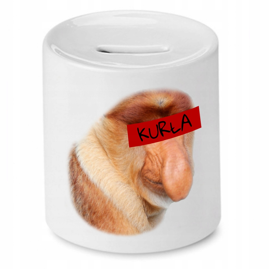 Skarbonka Nosacza Janusza Kurła Z Nadrukiem Ze Zdjęciem