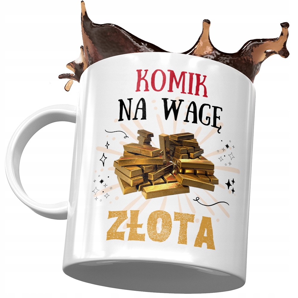 Dla Komika Kubek Na Urodziny Imieniny Na Prezent Z Nadrukiem Ze Zdjęciem