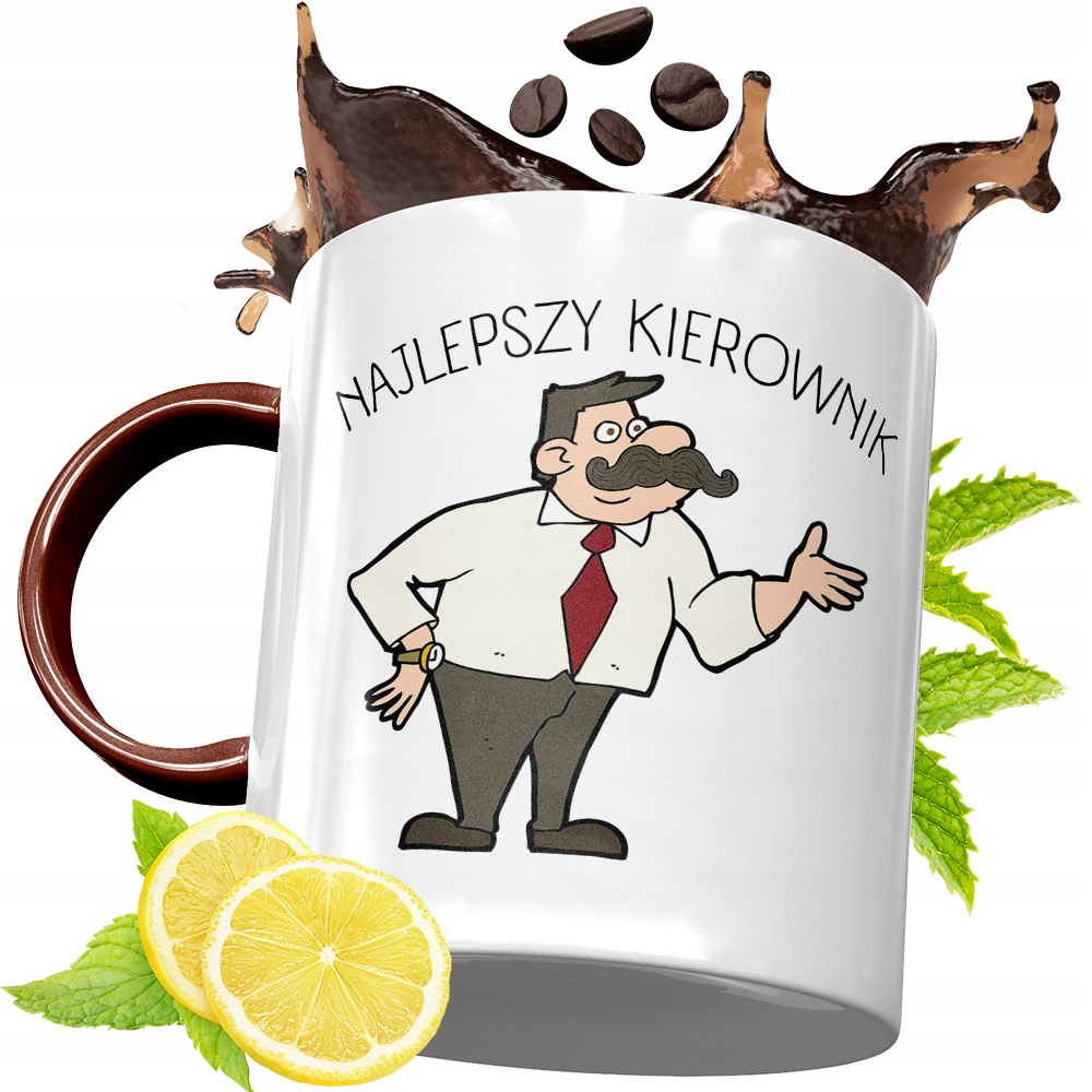 Kubek Bordowy Dla Kierownika Na Urodziny Prezent Z Nadrukiem Ze Zdjęciem