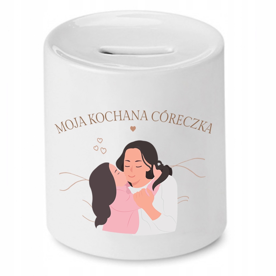 Skarbonka Dla Córki Moja Kochana Córeczka Prezent Z Nadrukiem Ze Zdjęciem