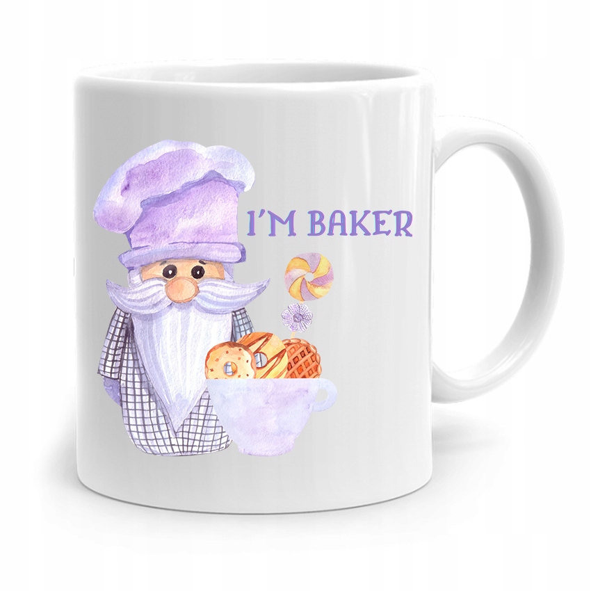 Kubek Prezent Dla Piekarza Im Baker Z Nadrukiem Ze Zdjęciem