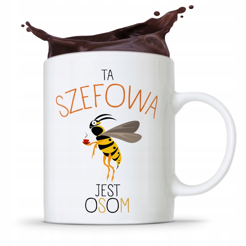 Kubek Prezent Dla Szefowej Ta Szefowa Jest Osom Z Nadrukiem Ze Zdjęciem