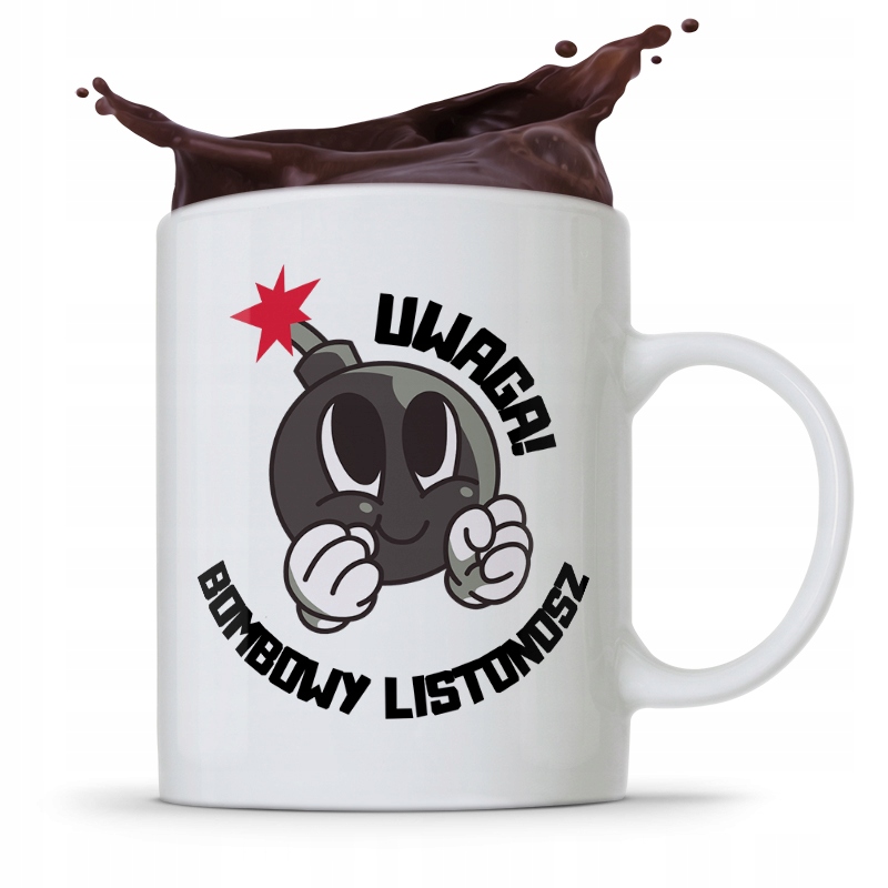 Kubek Prezent Dla Listonosza Bombowy Listonosz Z Nadrukiem Ze Zdjęciem