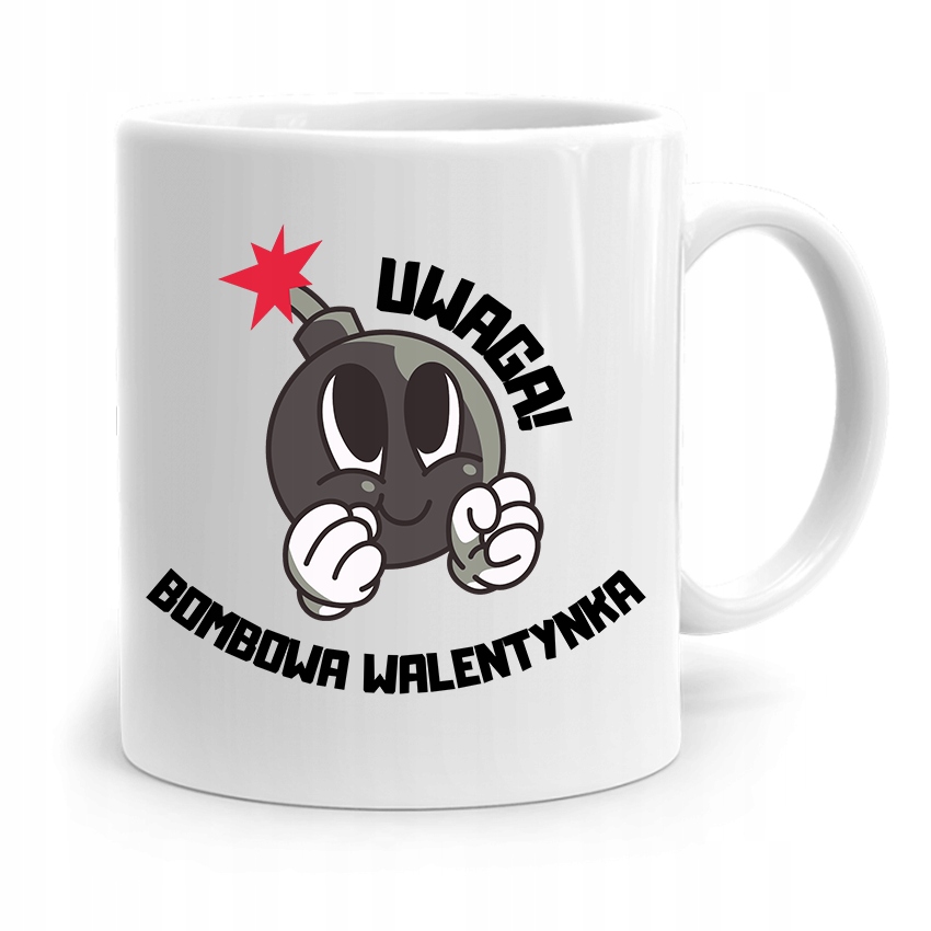 Kubek Prezent Na Walentynki Bombowa Walentynka Z Nadrukiem Ze Zdjęciem
