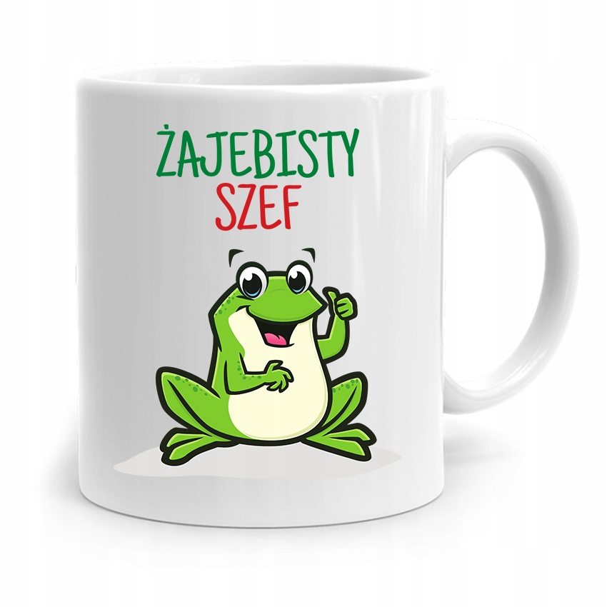 Kubek Prezent Dla Szefa Żajebisty Szef Z Nadrukiem Ze Zdjęciem