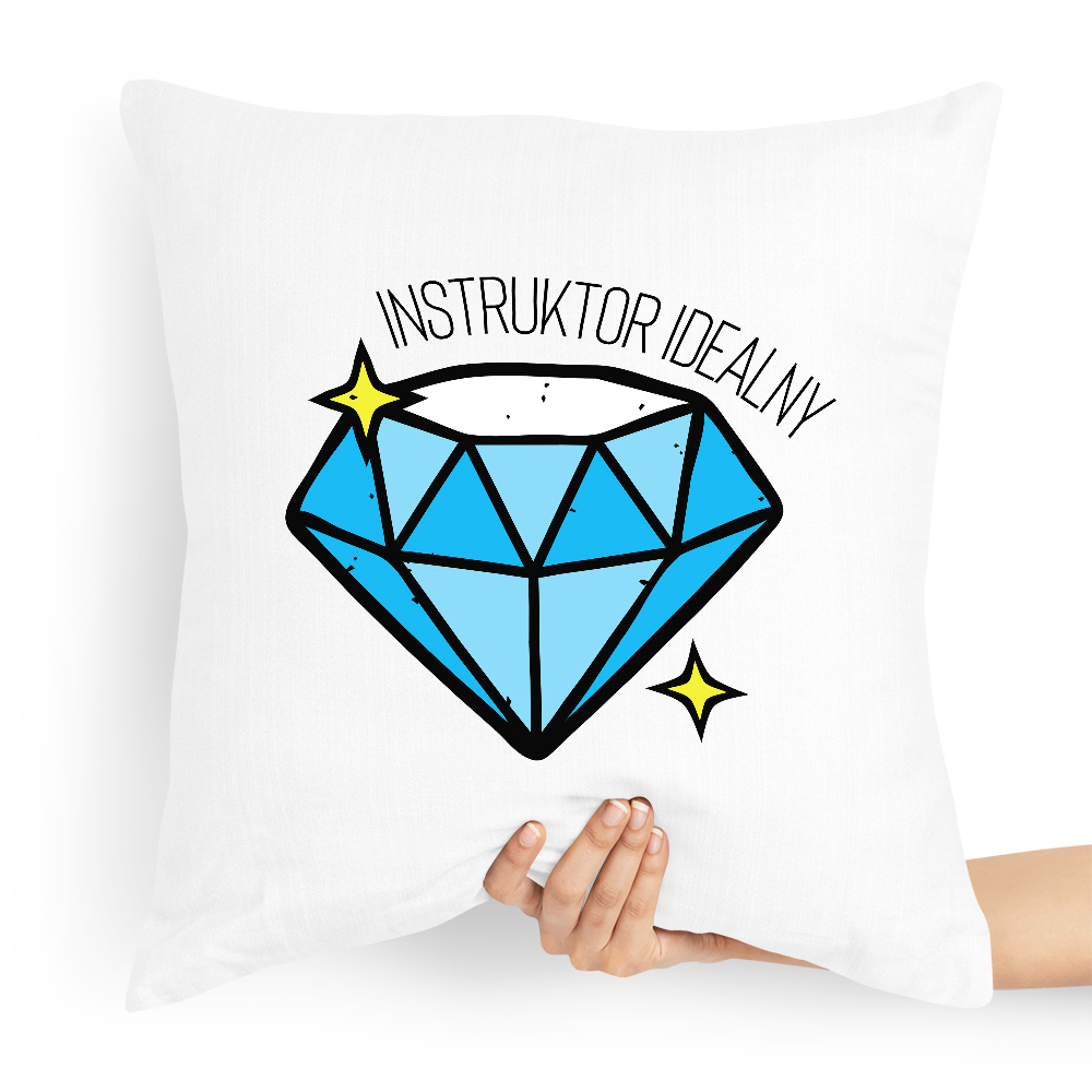 Poduszka Dla Instruktora Najlepszy Pod Słońcem Z Nadrukiem Ze Zdjęciem