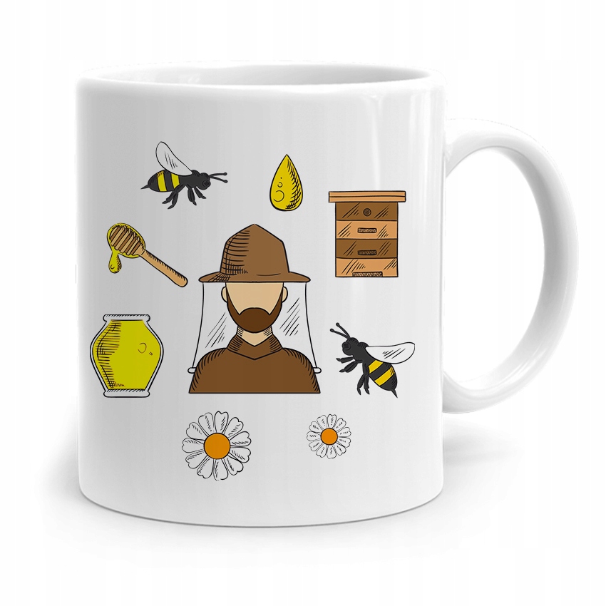 Kubek Prezent Dla Pszczelarza Z Nadrukiem Ze Zdjęciem