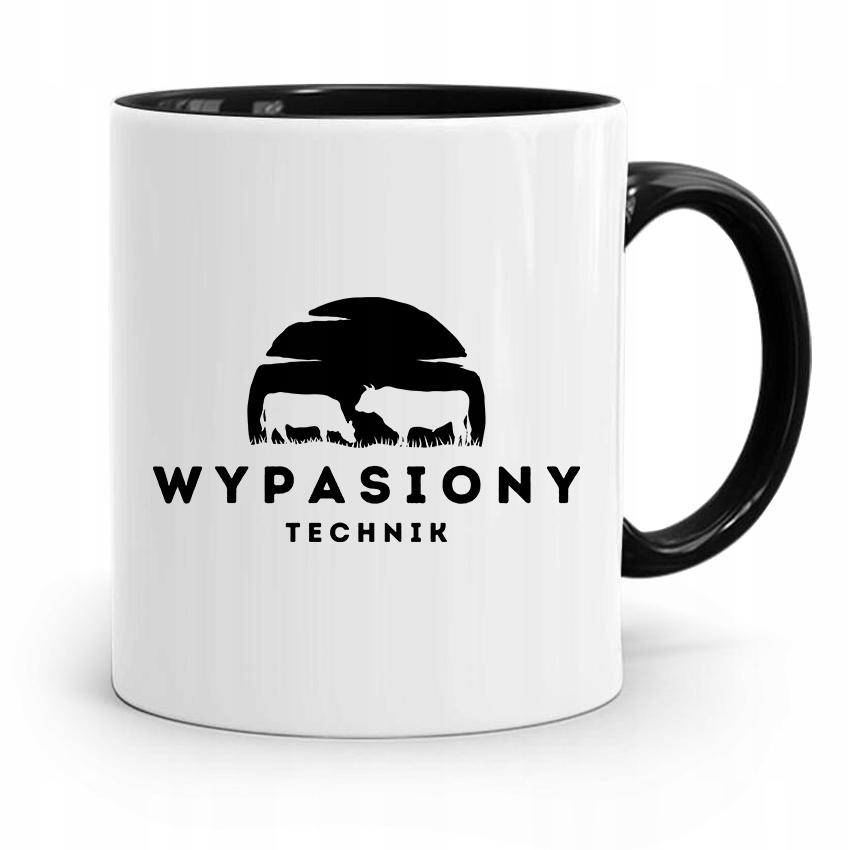 Dla Technika Kubek Czarny Prezent Z Nadrukiem Ze Zdjęciem