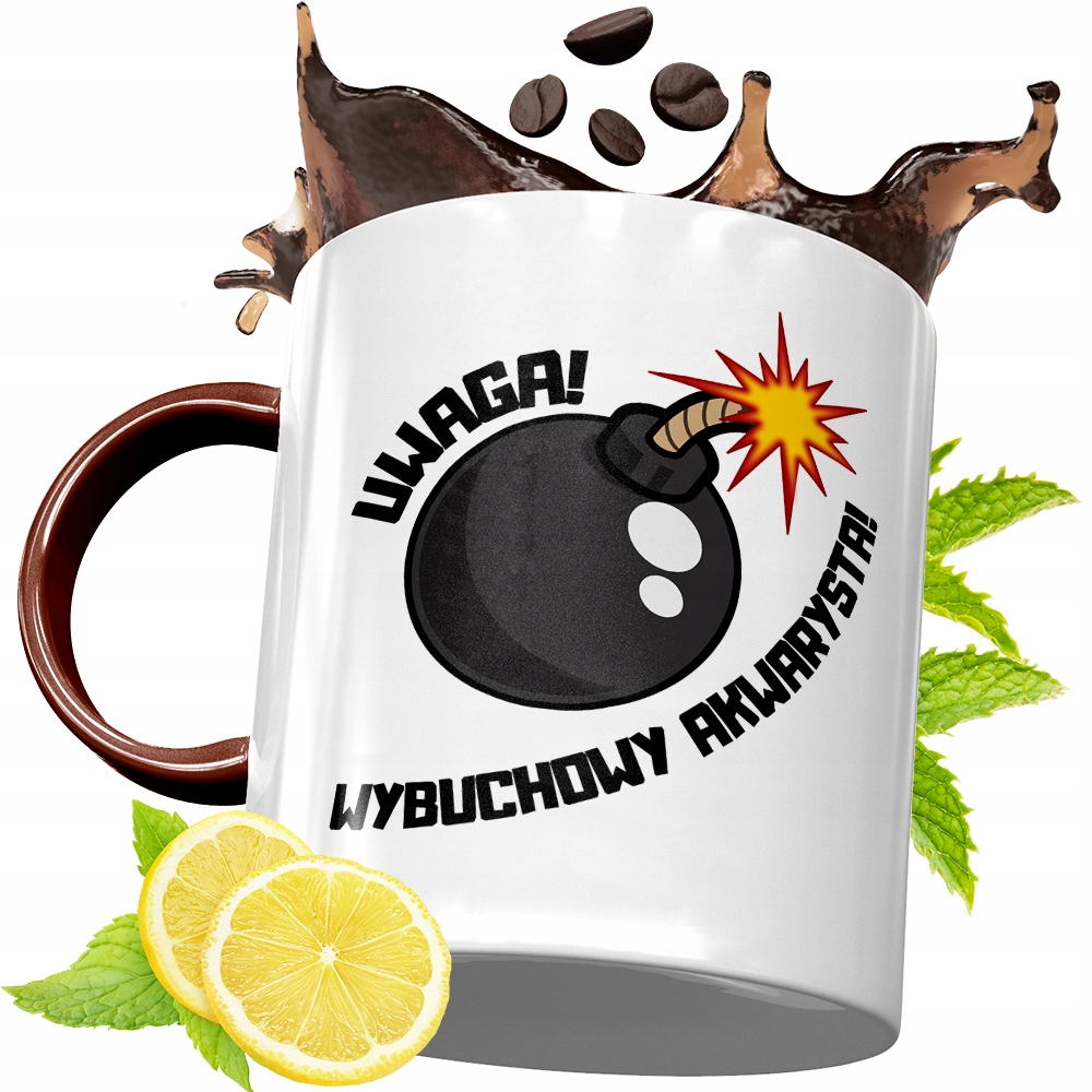 Kubek Bordowy Dla Akwarysty Na Urodziny Prezent Z Nadrukiem Ze Zdjęciem